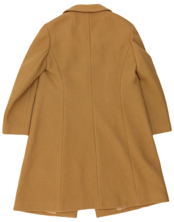 Arezia Womens Double Breasted Overcoat UK 14 Medium Beige