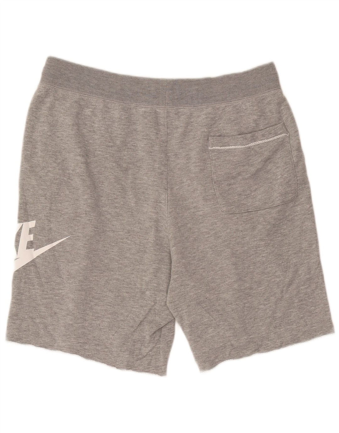 Męskie spodenki sportowe Nike z grafiką, duże, szare, bawełniane w cętki