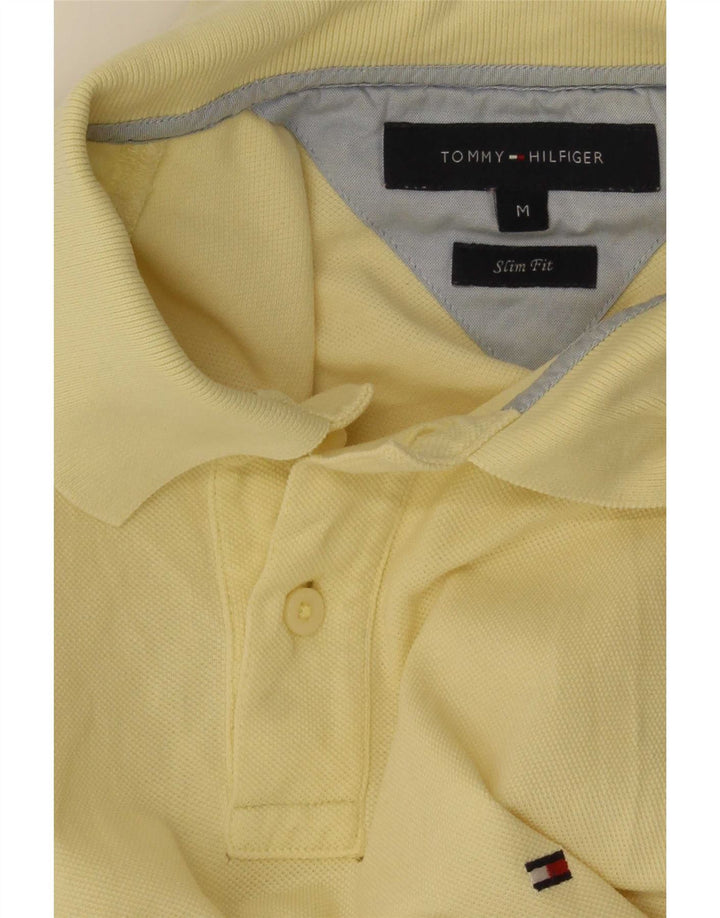 Męska koszulka polo Slim Fit Tommy Hilfiger w kolorze średniożółtym