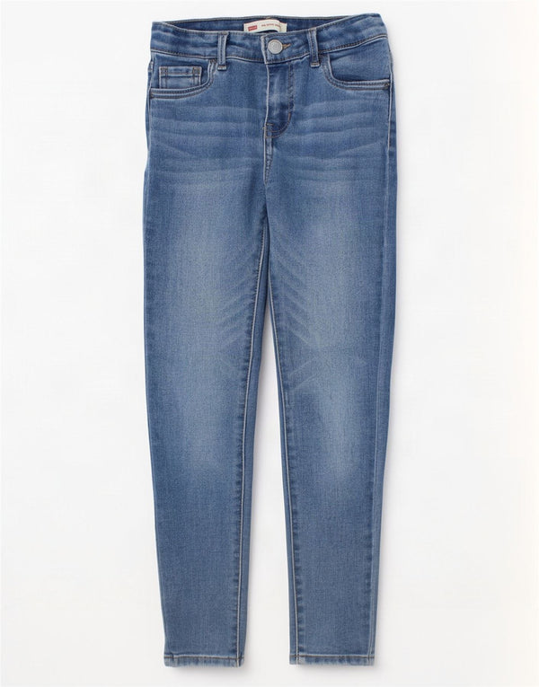 Dziewczęce Levi's 710 Super Skinny Jeans 7-8 lat W20 L23 Niebieska bawełna