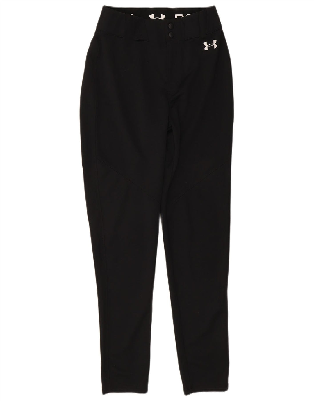 Damskie spodnie typu casual Under Armour, małe, czarne, z poliestru
