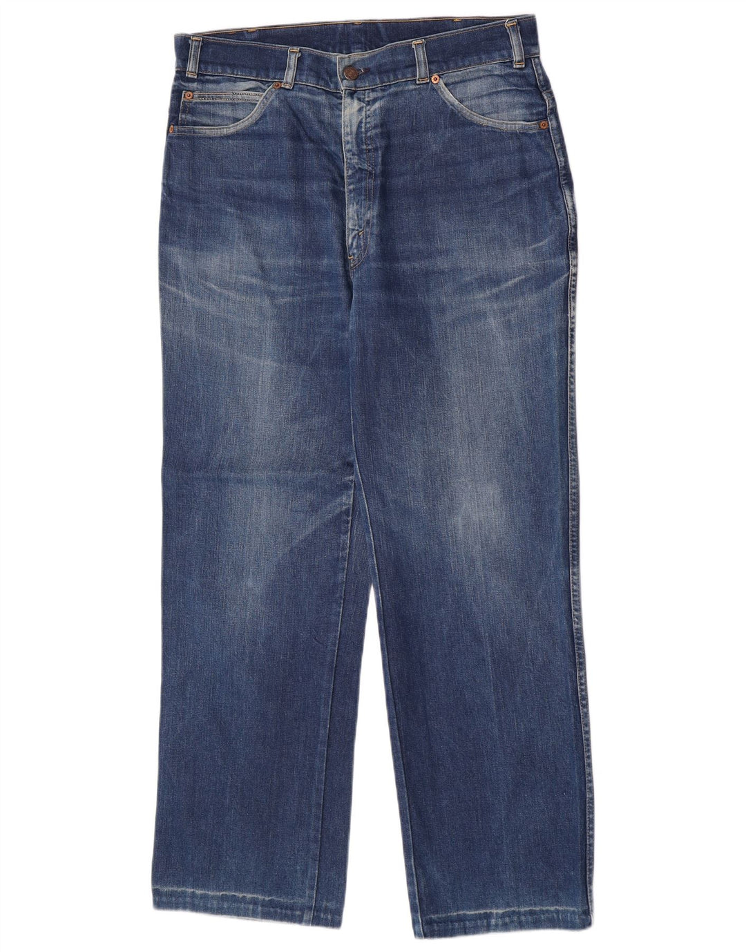 Męskie proste dżinsy Levi's W36 L30 Niebieskie bawełniane