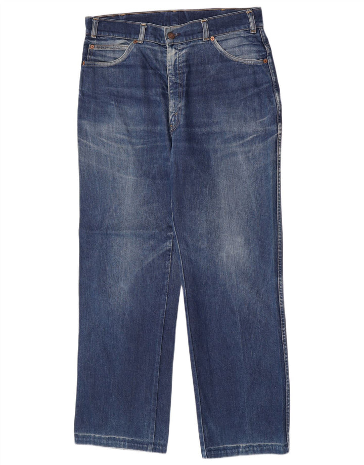 Męskie proste dżinsy Levi's W36 L30 Niebieskie bawełniane