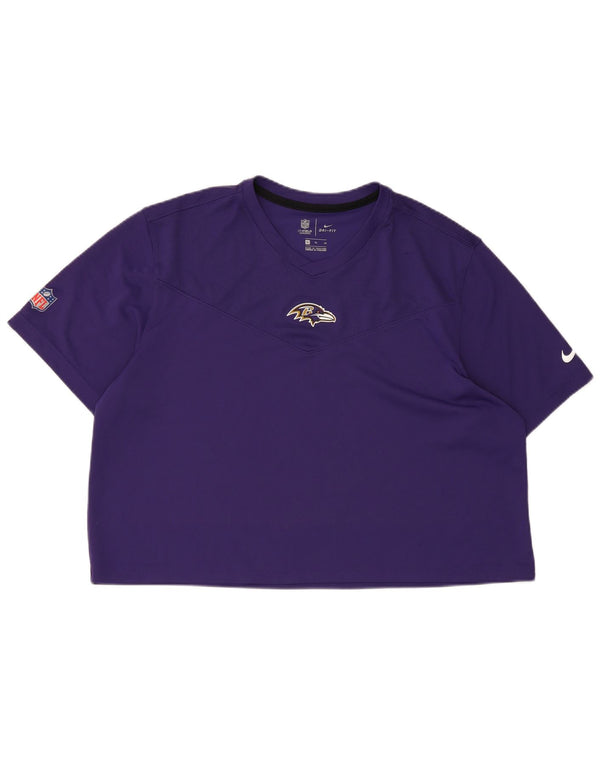 Damska koszulka z grafiką Nike Baltimore Ravens Top UK 18 XL Fioletowa