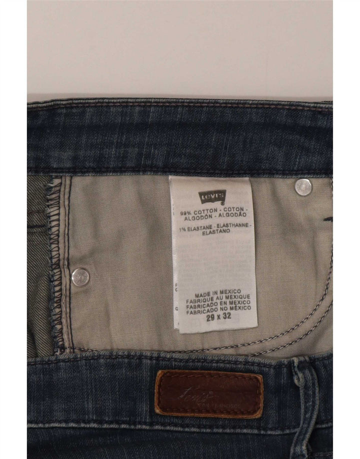 Damskie jeansy Levi's Slim W29 L28 Niebieskie bawełniane