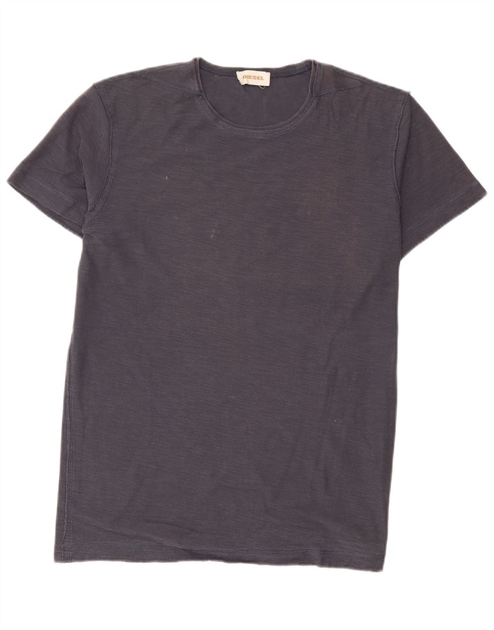 T-shirt męski Diesel, średni, granatowy, nakrapiany