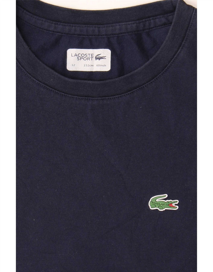 T-shirt chłopięcy Lacoste 11-12 lat, granatowy