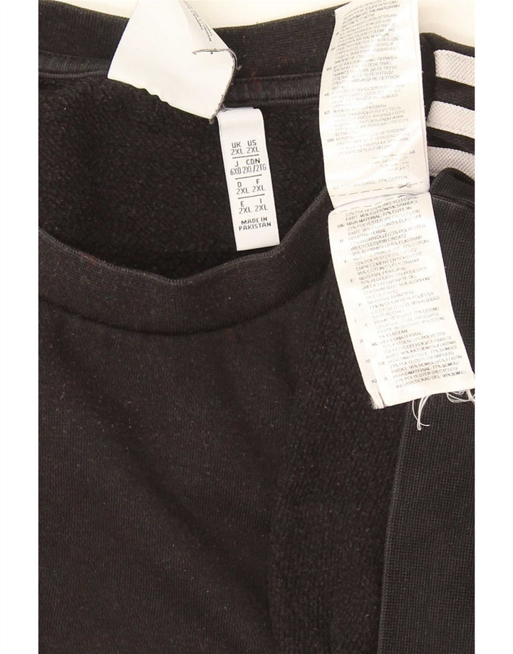 Adidas Męska Bluza Sweter 2XL Czarna Bawełna