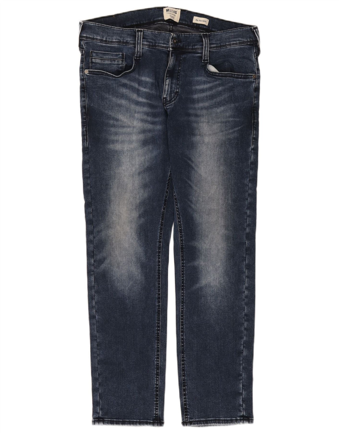 Damskie jeansy MUSTANG Oregon Tapered W34 L30 Granatowe, bawełniane