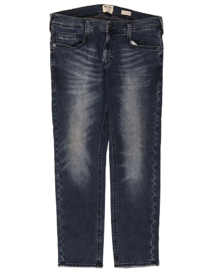 Damskie jeansy MUSTANG Oregon Tapered W34 L30 Granatowe, bawełniane