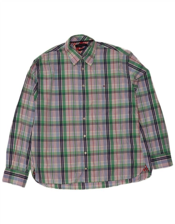 Koszula męska Tommy Hilfiger 2XL, wielobarwna, bawełniana krata