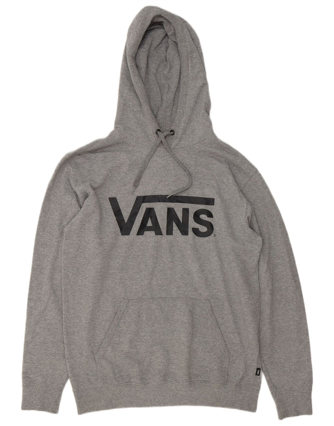 Męski sweter z kapturem Vans z grafiką, średnioszary, bawełniany