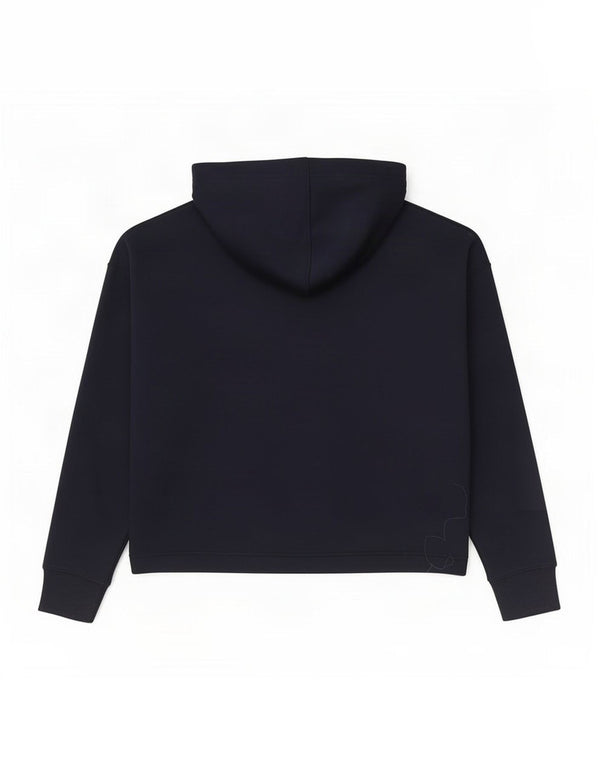 Damski sweter oversize z kapturem Tommy Hilfiger, UK 10, mały, granatowy