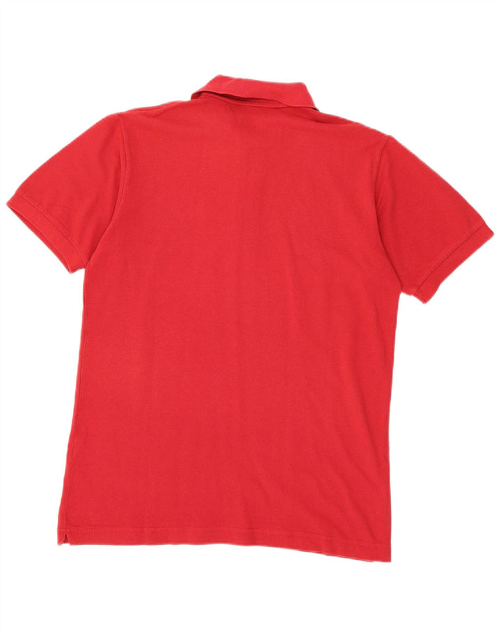 Męska koszulka polo Kappa, mała, czerwona, bawełniana
