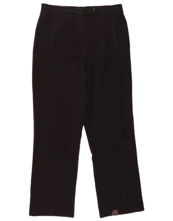 Damskie spodnie garniturowe Marks & Spencer UK 12 Medium W30 L27 Czarne