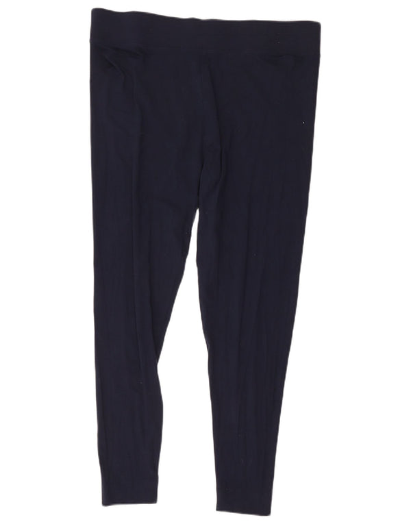 Legginsy damskie Marks & Spencer UK 18 XL, granatowa wiskoza