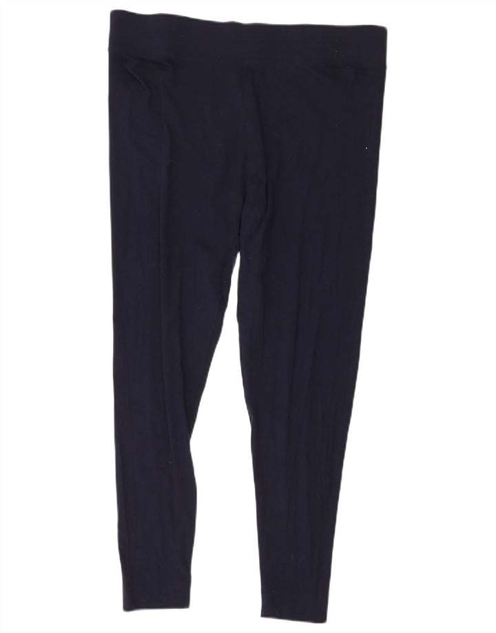 Legginsy damskie Marks & Spencer UK 18 XL, granatowa wiskoza