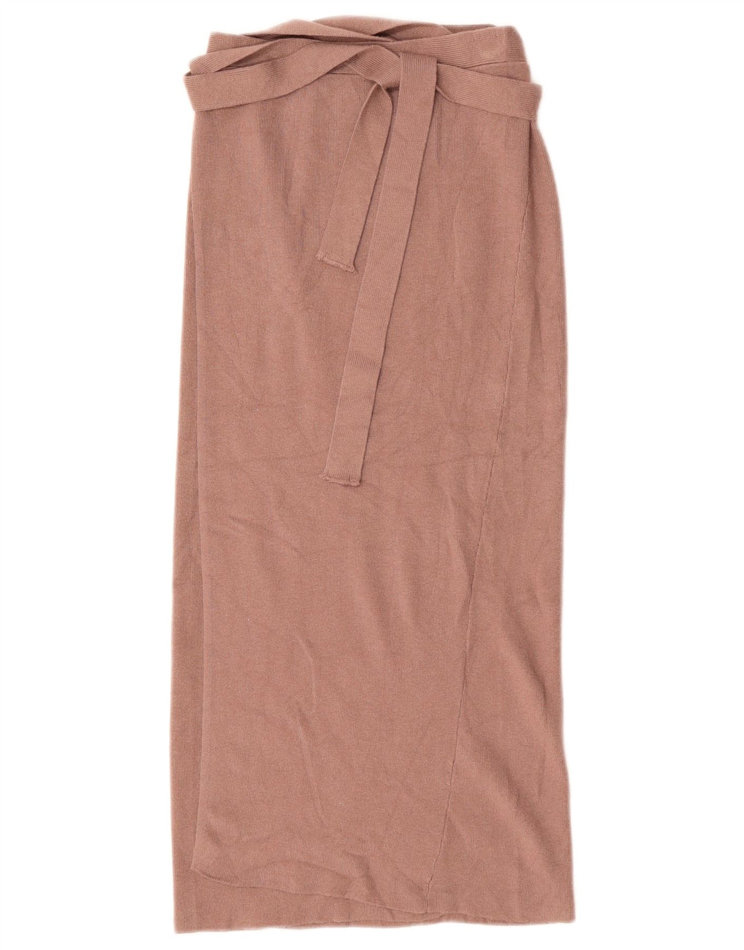 Zara Damska dzianinowa spódnica kopertowa mała W26 brązowa