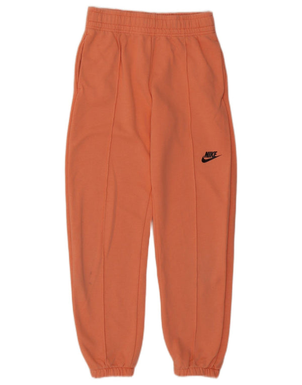 Spodnie dresowe dziewczęce Nike Graphic Tracksuit Joggers 10-11 lat, średni pomarańczowy