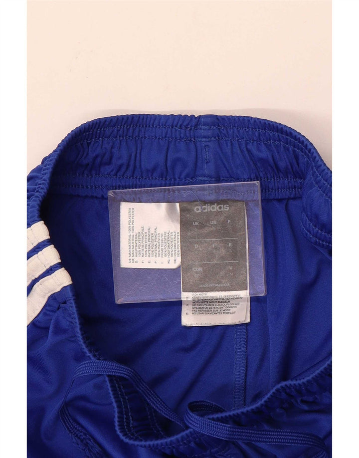 Męskie spodenki sportowe Adidas Climalite, małe, niebieskie, poliestrowe