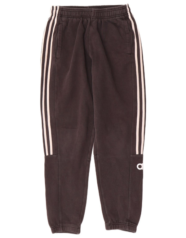 Adidas Dziewczęce Graficzne Spodnie Dresowe Joggery 13-14 Lat Czarna Bawełna