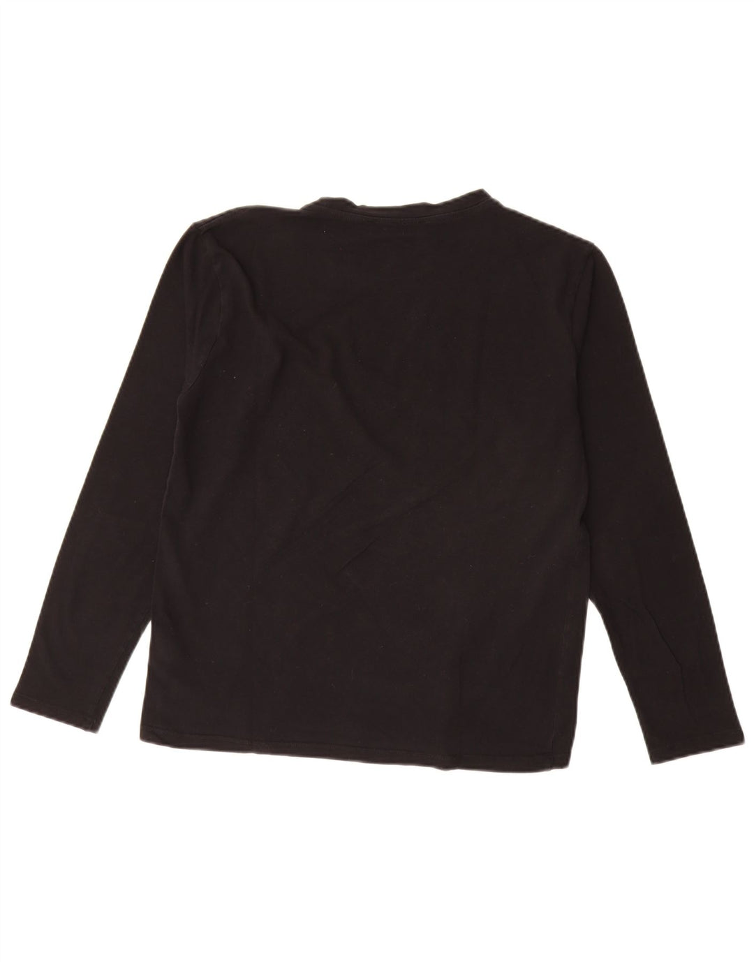 Top damski Trussardi Jeans z długim rękawem, UK 14, średni czarny, bawełniany