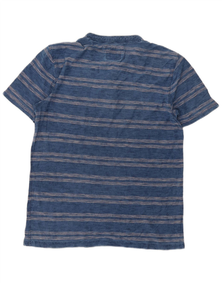 T-shirt męski Fat Face, średni, granatowy w paski