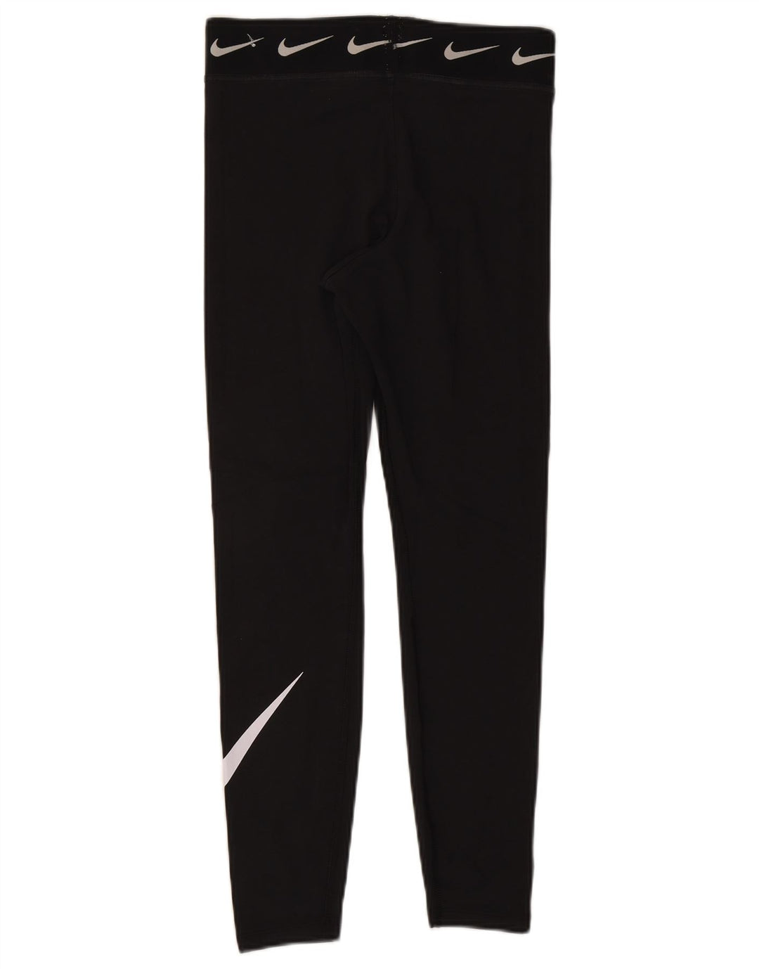 Damskie legginsy Nike Graphic UK 12, średnie czarne, bawełniane