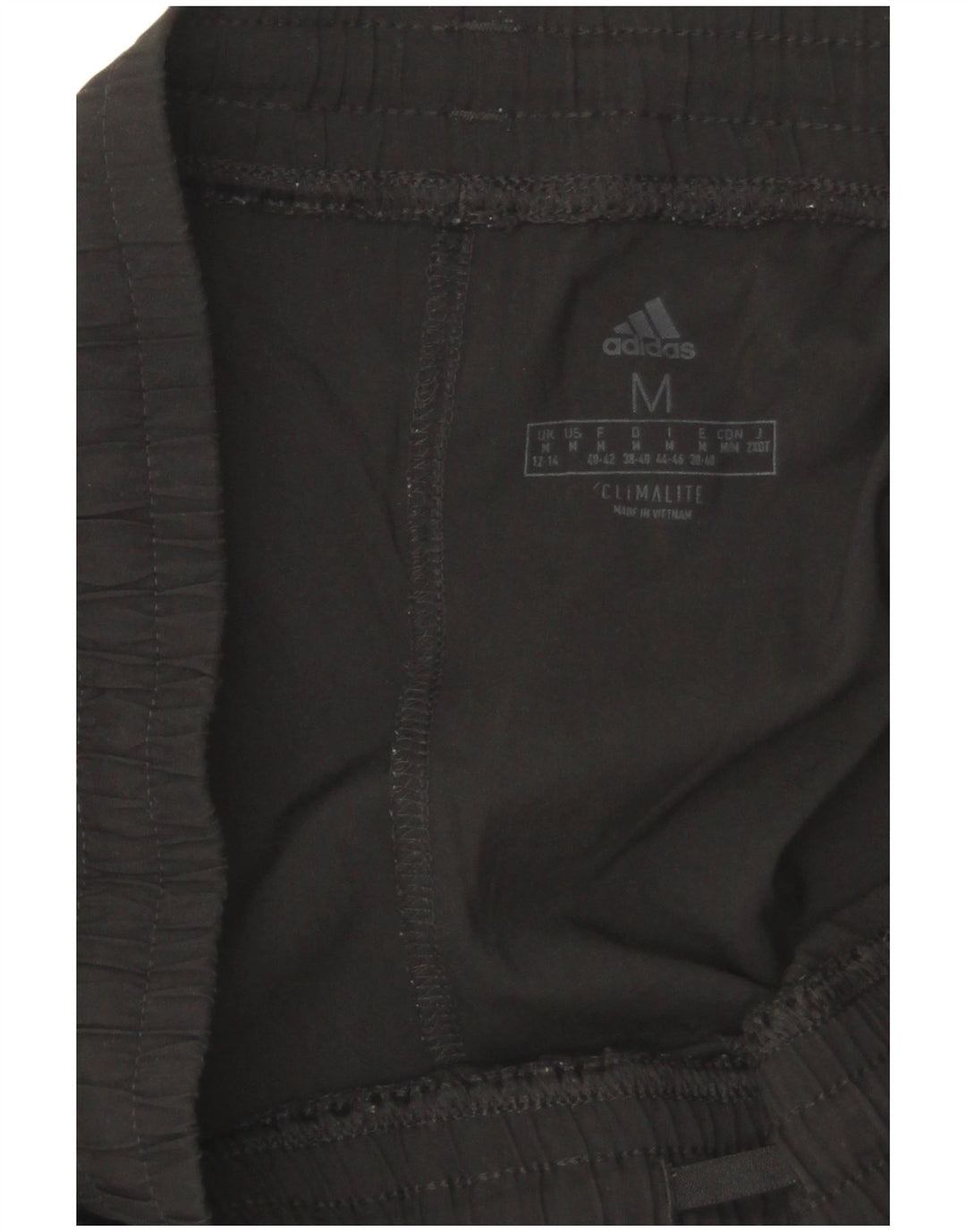 Damskie spodenki sportowe Adidas Climalite UK 12/14, średni czarny poliester