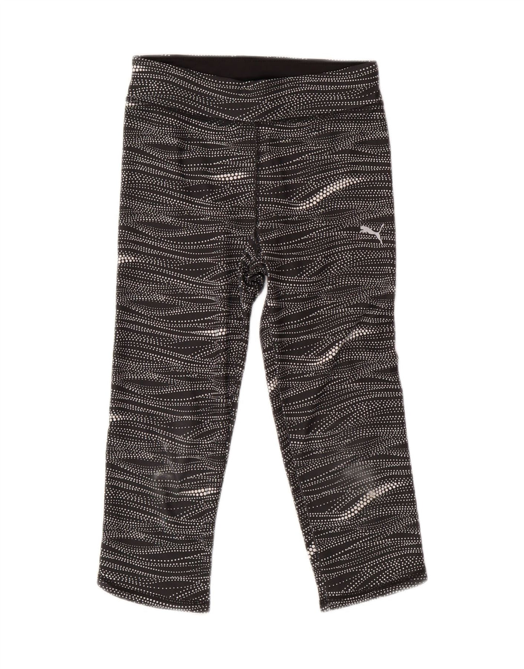 PUMA Girls Leggings 11-12 Years  Black Spotted Vintage Puma and Second-Hand Puma from Messina Hembry 