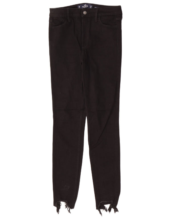 Damskie jeansy skinny Hollister W29 L30, czarne, bawełniane