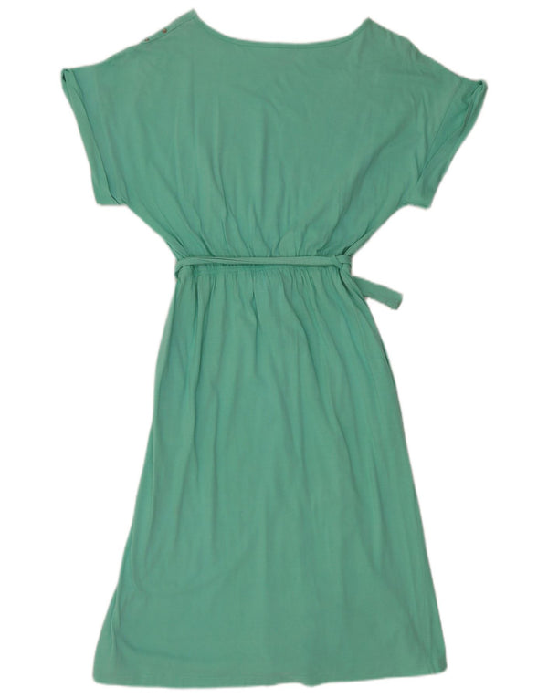 Damska sukienka basic VINTAGE EU 40, średnia zielona bawełna