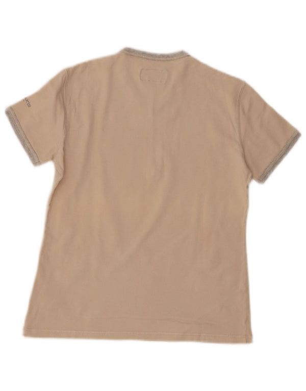 Damska koszulka w kolorze khaki Calvin Klein Top UK 10, mała w kolorze złamanej bieli