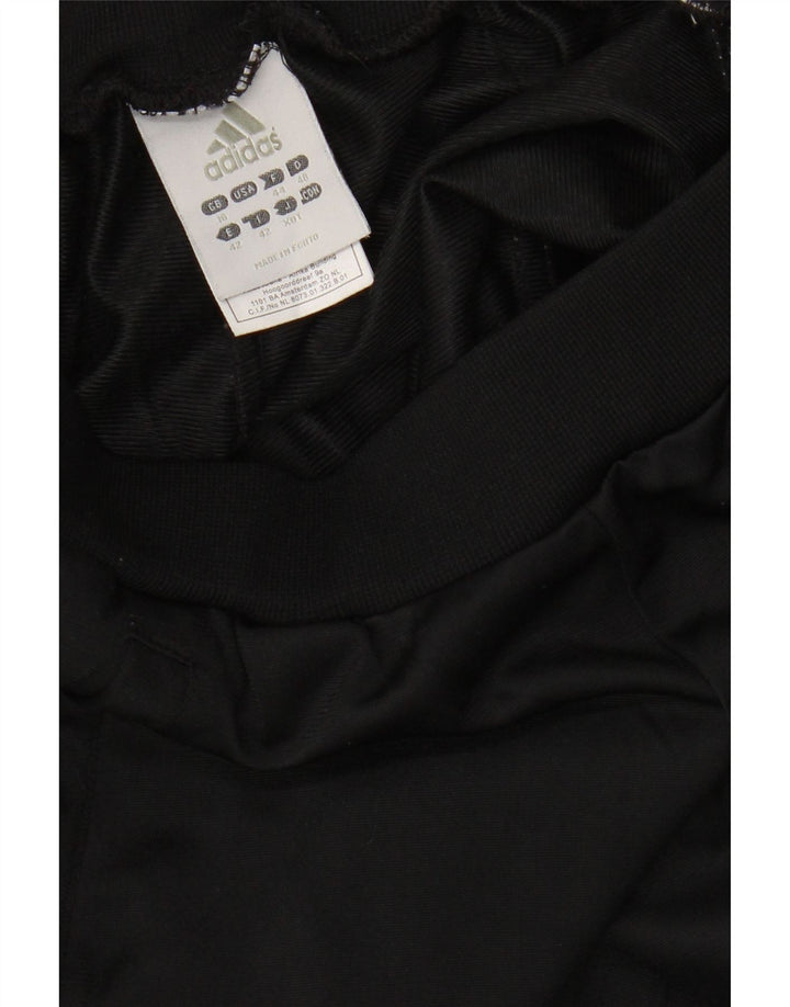 Damskie spodnie dresowe ADIDAS Joggers UK 16, duże, czarne, poliestrowe