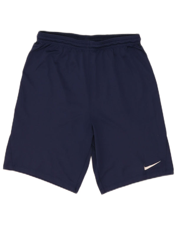Chłopięce spodenki sportowe Nike Dri Fit 13-14 lat XL, granatowe, poliestrowe