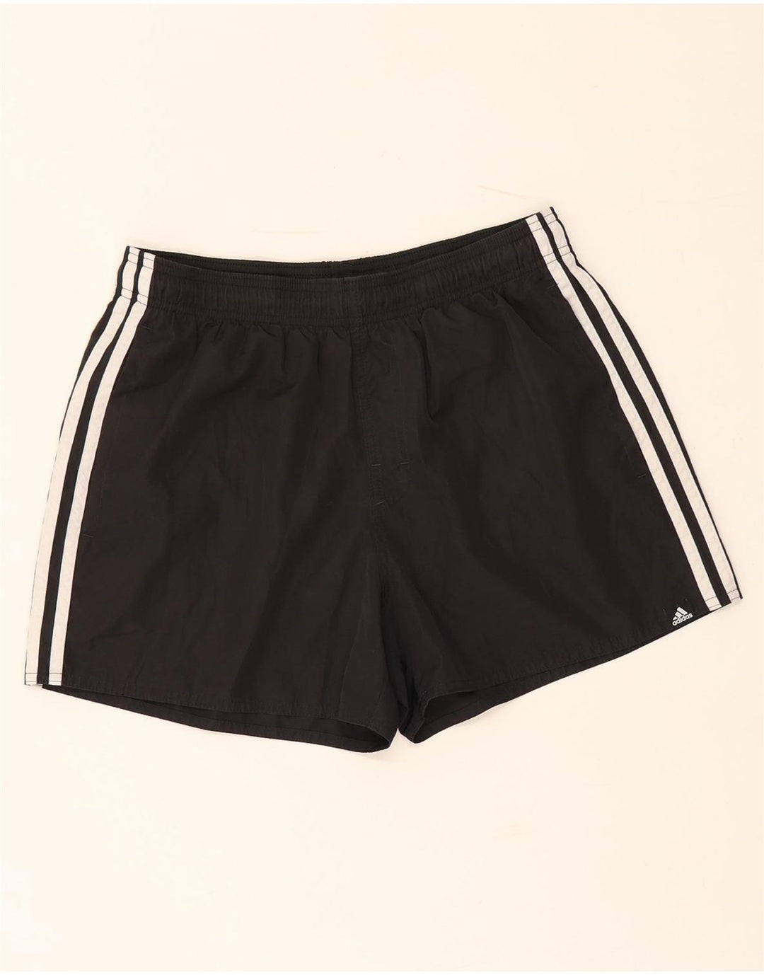 Damskie spodenki sportowe Adidas UK 12, średni czarny poliester