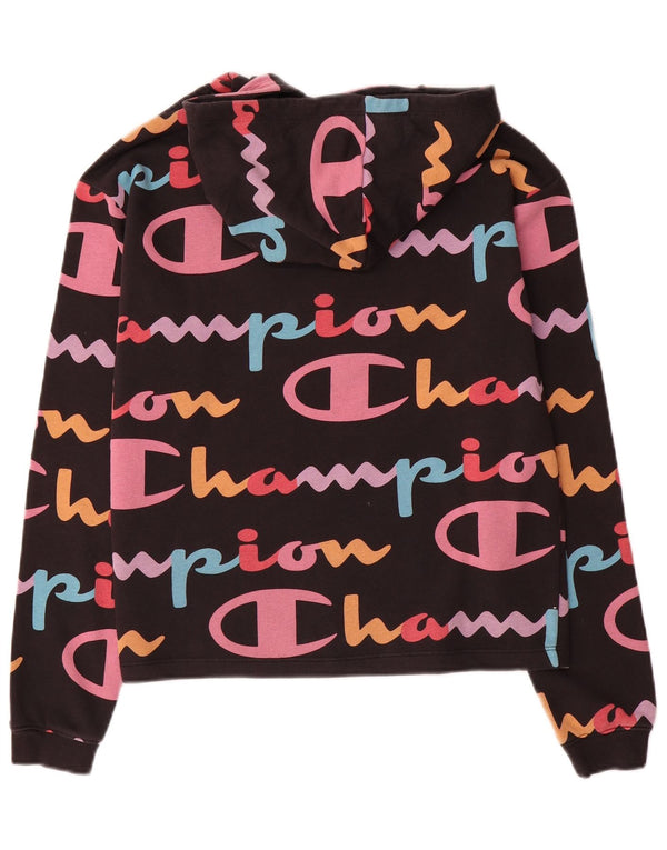 Dziewczęca bluza z kapturem Champion Graphic 15-16 lat 2XL czarna