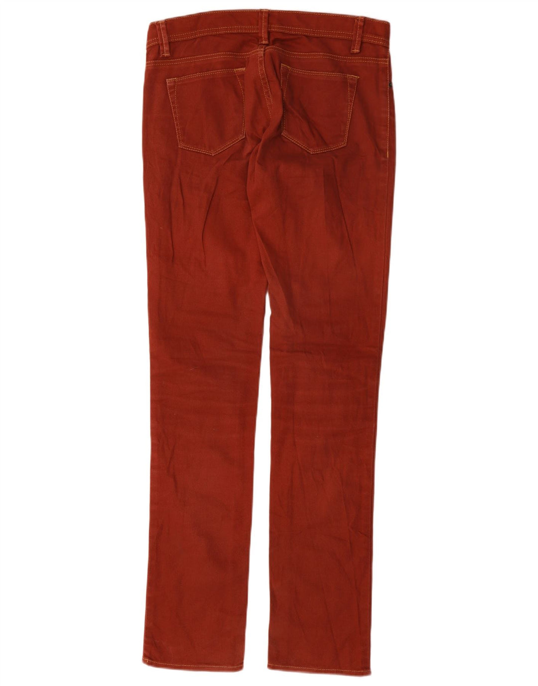 Spodnie damskie Benetton Slim Casual W26 L32 Czerwone