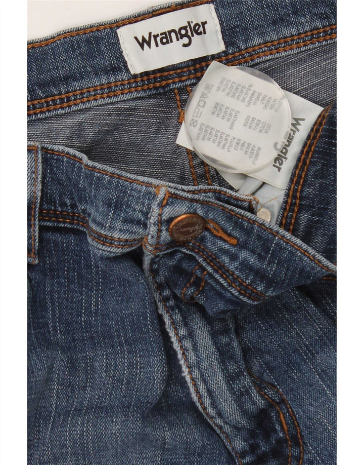 Męskie proste dżinsy Wrangler W34 L32 Niebieskie bawełniane