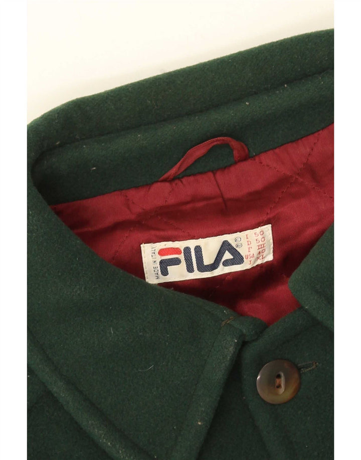 Płaszcz męski Fila IT 50, duży, zielony