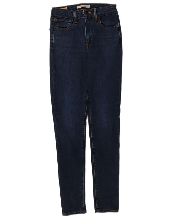Damskie jeansy Levi's 721 z wysokim stanem W26 L30 Granatowy Lyocell