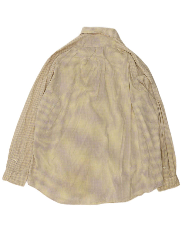 Koszula męska Ralph Lauren Blake o luźnym kroju 2XL, bawełniana w żółtą kratkę