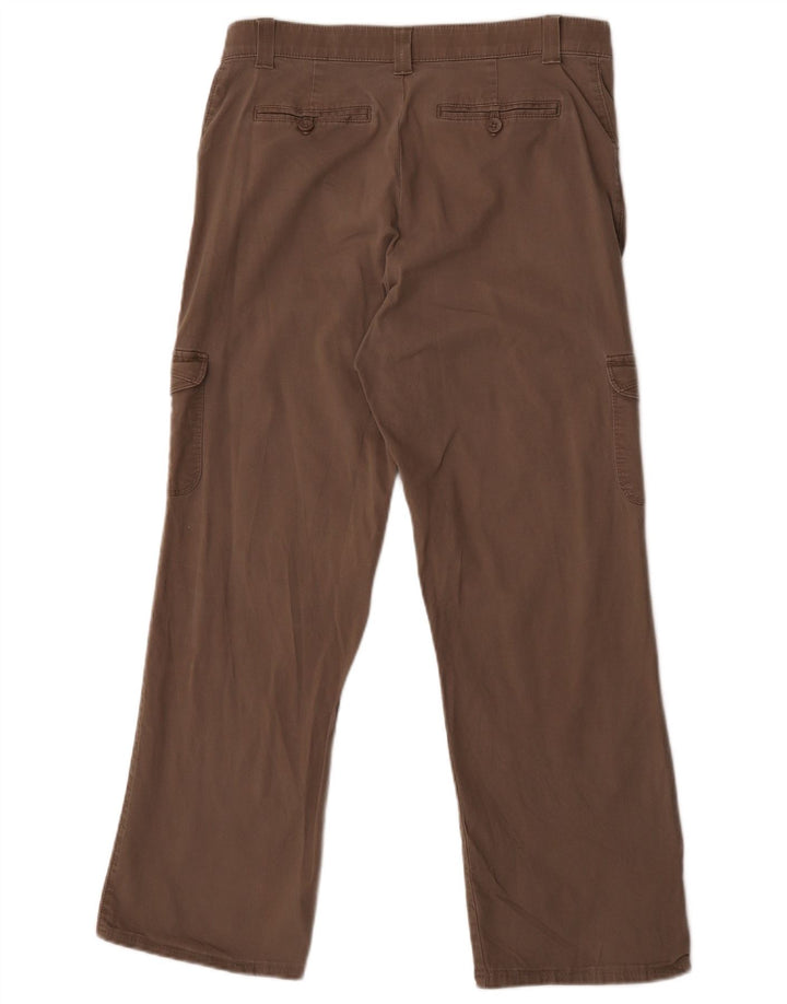 Damskie spodnie Lee Straight Cargo W31 L28 brązowe