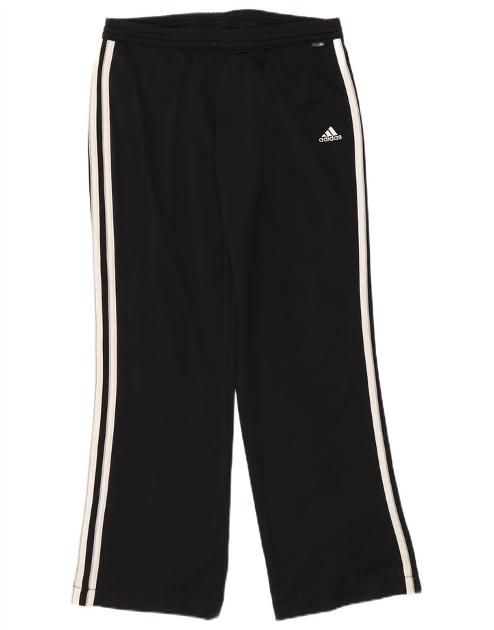 ADIDAS Womens Tracksuit Trousers UK 12 Medium Black Polyester Vintage Adidas and Second-Hand Adidas from Messina Hembry 