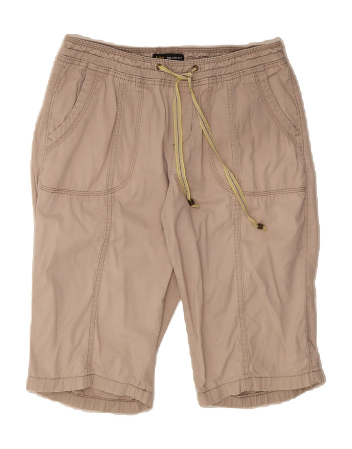 LEE Womens Petites Mid Rise Casual Shorts US 6 Medium W28 Beige Vintage Lee and Second-Hand Lee from Messina Hembry 