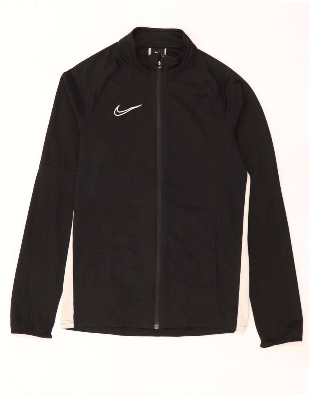 Adidas Męska bluza dresowa Dri Fit, mała czarna, poliestrowa z blokami kolorów