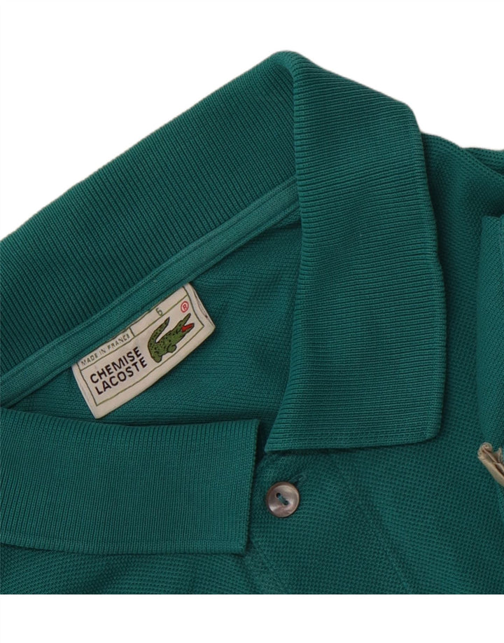 Męska koszulka polo Lacoste, rozmiar 5, duża, zielona bawełna