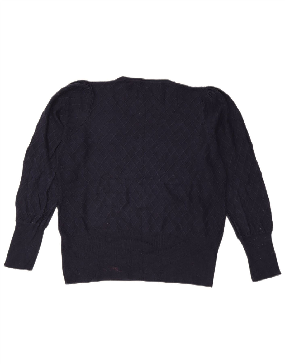 Sweter damski Marks & Spencer z okrągłym dekoltem, UK 14, średni granatowy