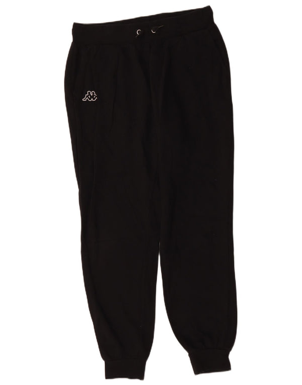 Damskie spodnie dresowe Kappa Joggers UK 18 XL Czarna bawełna