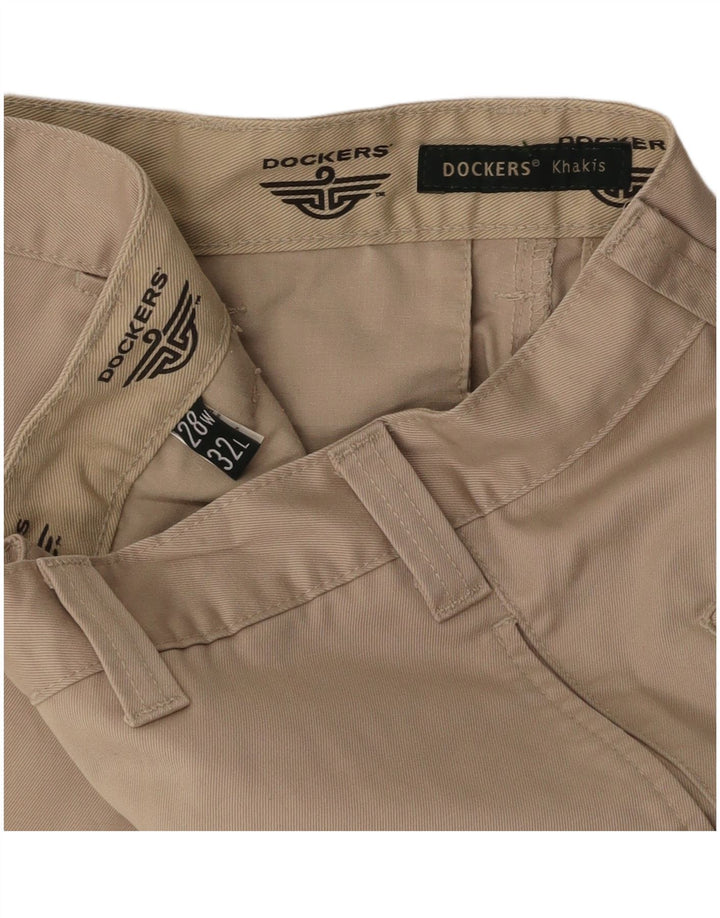 Męskie spodnie typu chino DOCKERS khaki W28 L29 beżowe